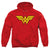 DC - Wonder Woman Logo Dist Adult Pullover Hoodie