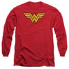 DC - Wonder Woman Logo Dist Adult Long Sleeve