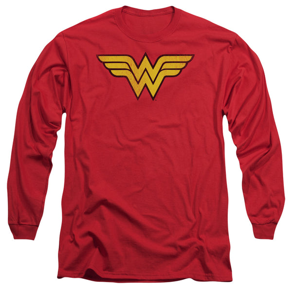 DC - Wonder Woman Logo Dist Adult Long Sleeve