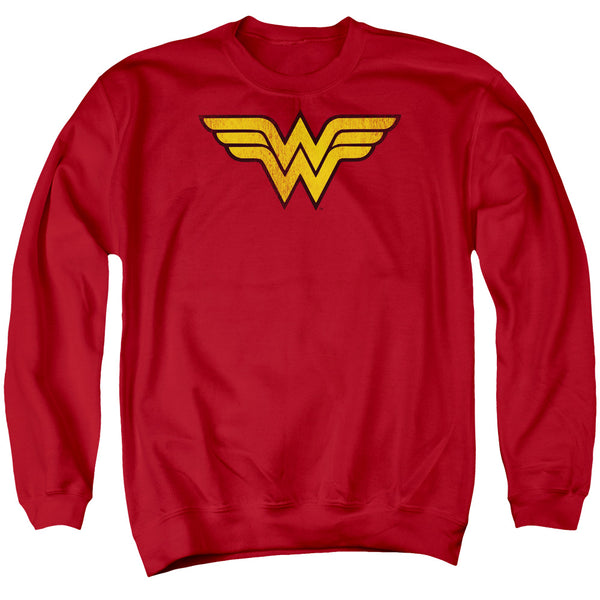 DC - Wonder Woman Logo Dist Adult Crewneck Sweatshirt