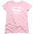DC - White & Pink Shield Women's Short Sleeve
