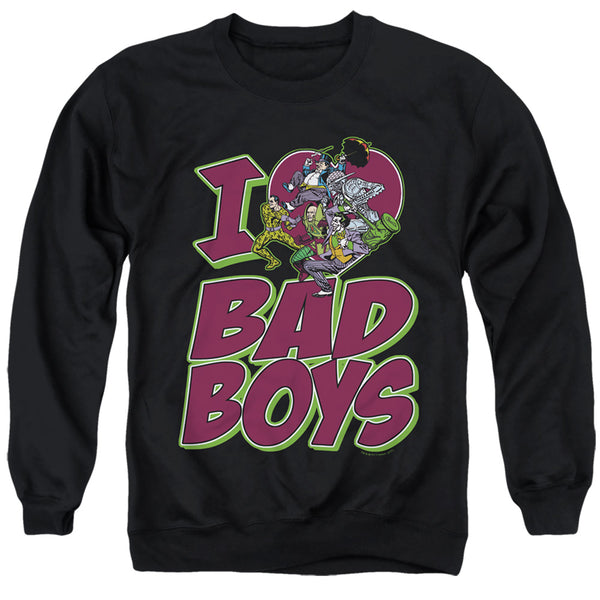 DC - I Heart Bad Boys Adult Crewneck Sweatshirt