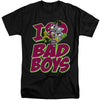 DC - I Heart Bad Boys Adult Tall Fit Short Sleeve