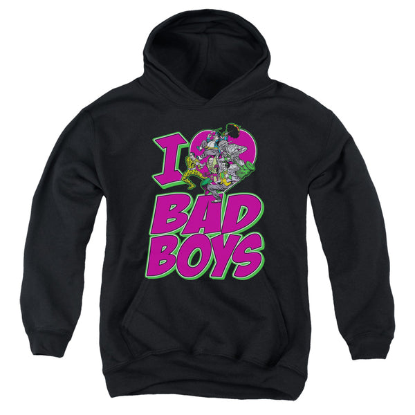 DC - I Heart Bad Boys Youth Hooded Sweatshirt