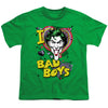 DC - I Heart Bad Boys 2 Youth Short Sleeve