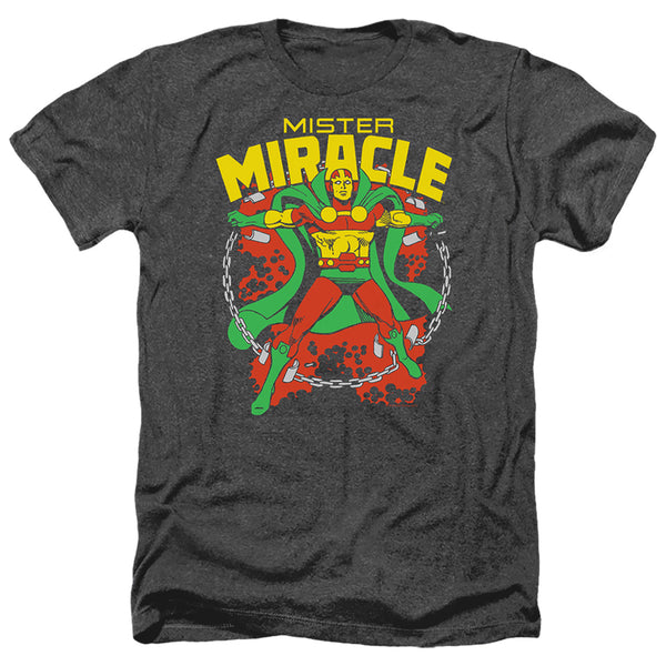DC - Mr Miracle Adult Regular Fit Heather Short Sleeve