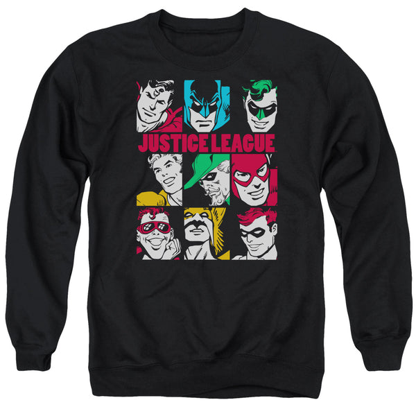 DC - Nine Blocks Of Justice Adult Crewneck Sweatshirt