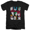 DC - Nine Blocks Of Justice Adult Slim Fit V Neck Cotton
