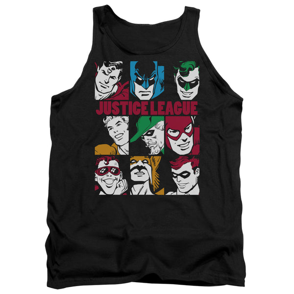 DC - Nine Blocks Of Justice Adult Tank Top