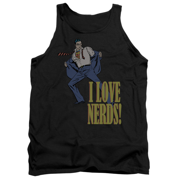 DC - I Love Nerds Adult Tank Top