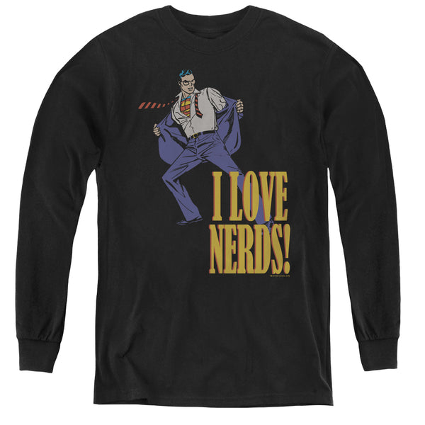 DC - I Love Nerds L - S Youth