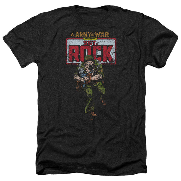 DC - Sgt Rock Adult Regular Fit Heather Short Sleeve