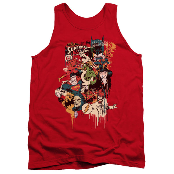 DC - Dripping Characters Adult Tank Top