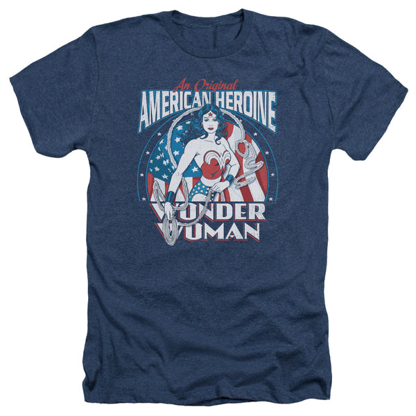 DC - American Heroine Adult Regular Fit Heather Short Sleeve
