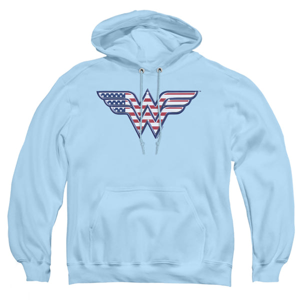 DC - Red,White & Blue Adult Pullover Hoodie
