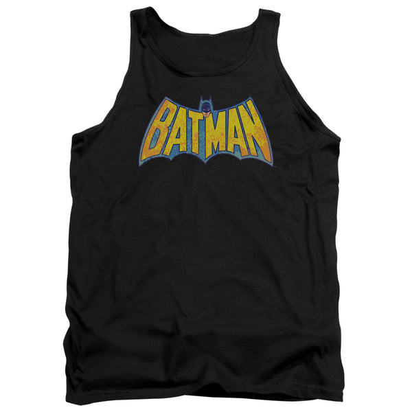 DCO - Batman Neon Distress Logo Adult Tank Top
