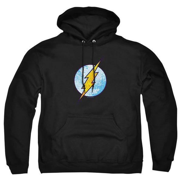 Flash - Flash Neon Distress Logo Adult Pullover Hoodie