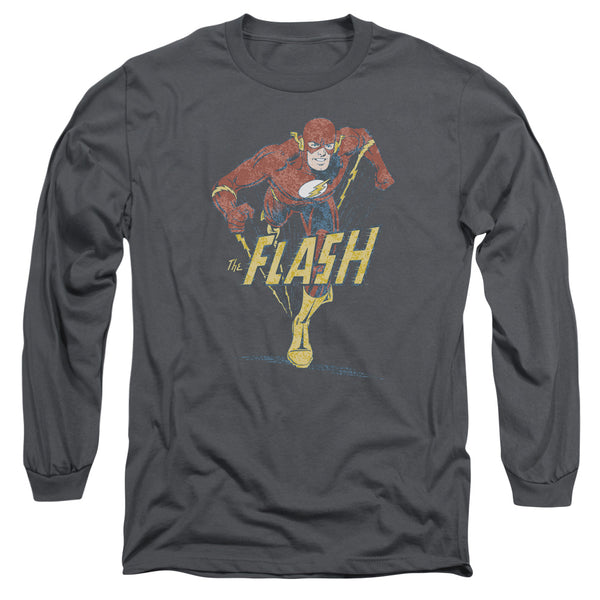 Flash - Desaturated Flash Adult Long Sleeve