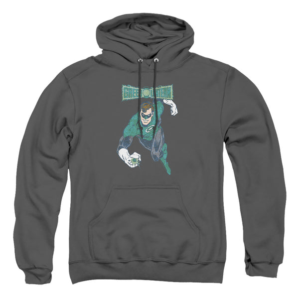 DCO - Desaturated Green Lantern Adult Pullover Hoodie