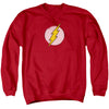 Flash - Rough Flash Logo Adult Crewneck Sweatshirt