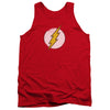 Flash - Rough Flash Logo Adult Tank Top