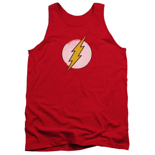 Flash - Rough Flash Logo Adult Tank Top