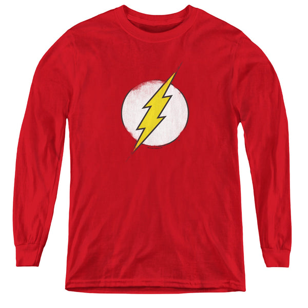 Flash - Rough Flash Logo L - S Youth
