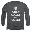 DC - Keep Calm And Kneel Adult Long Sleeve