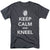 DC - Keep Calm And Kneel Adult Regular Fit Short Sleeve