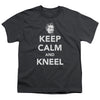DC - Keep Calm And Kneel Youth Short Sleeve