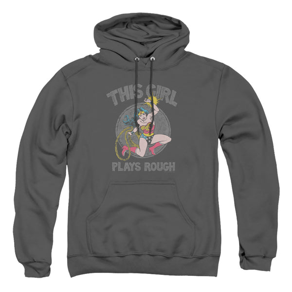DC - Plays Rough Adult Pullover Hoodie