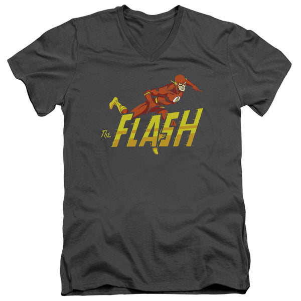 Flash - 8 Bit Flash Adult Slim Fit V Neck Cotton