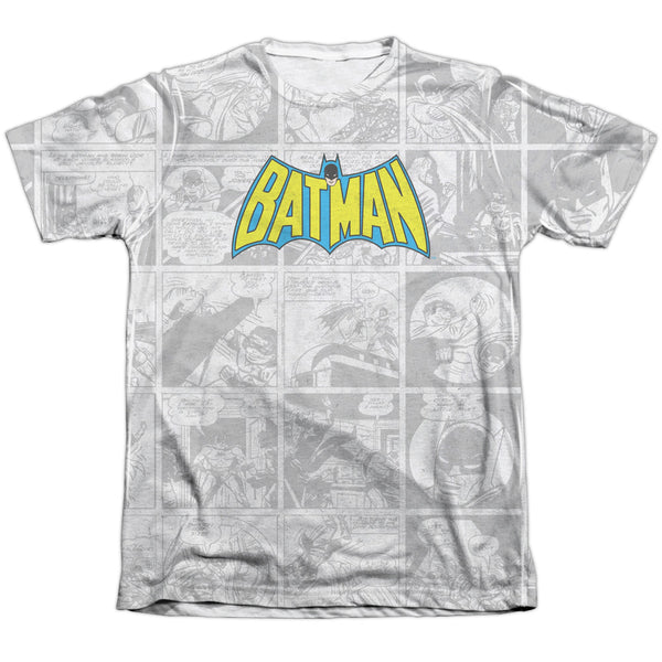 DC - Vintage Bat Strip Adult Regular Fit Short Sleeve 65 - 35 Poly - Cotton