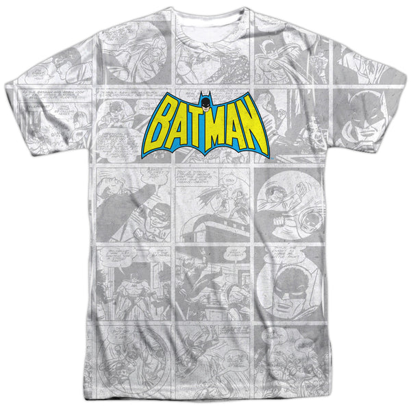 DC - Vintage Bat Strip Adult Regular Fit Short Sleeve 100% Poly