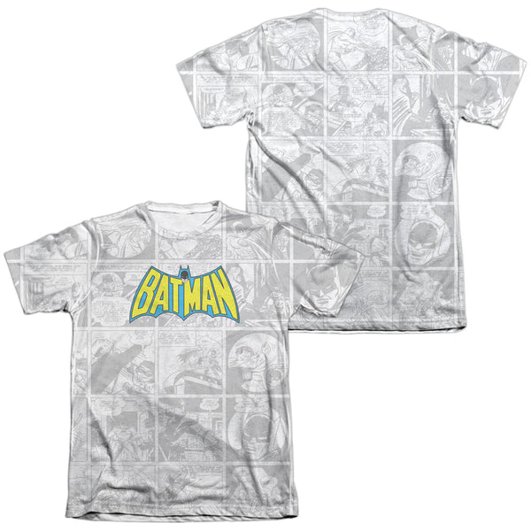 DC - Vintage Bat Strip Adult Regular Fit Short Sleeve 65 - 35 Poly - Cotton
