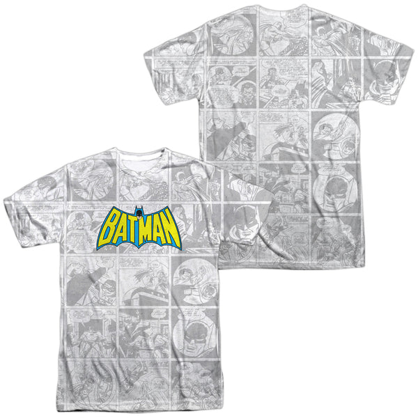 DC - Vintage Bat Strip Adult Regular Fit Short Sleeve 100% Poly