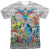 DC - Justice League Assemble Adult Regular Fit Short Sleeve 100% Poly