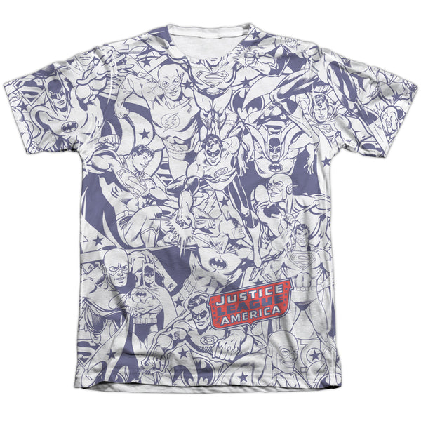 DC - Justice All Around Adult Regular Fit Short Sleeve 65 - 35 Poly - Cotton