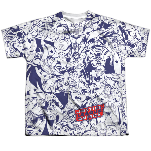 DC - Justice All Around Youth Short Sleeve 100% Poly