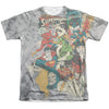 DC - Friends Or Foes Adult Regular Fit Short Sleeve 65 - 35 Poly - Cotton