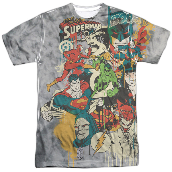 DC - Friends Or Foes Adult Regular Fit Short Sleeve 100% Poly