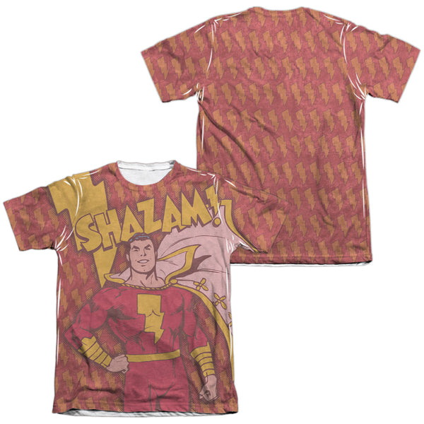 DC - Shazam Bolts Adult Regular Fit Short Sleeve 65 - 35 Poly - Cotton