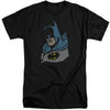 DC - Lite Brite Batman Adult Tall Fit Short Sleeve