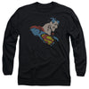 DC - Lite Brite Superman Adult Long Sleeve