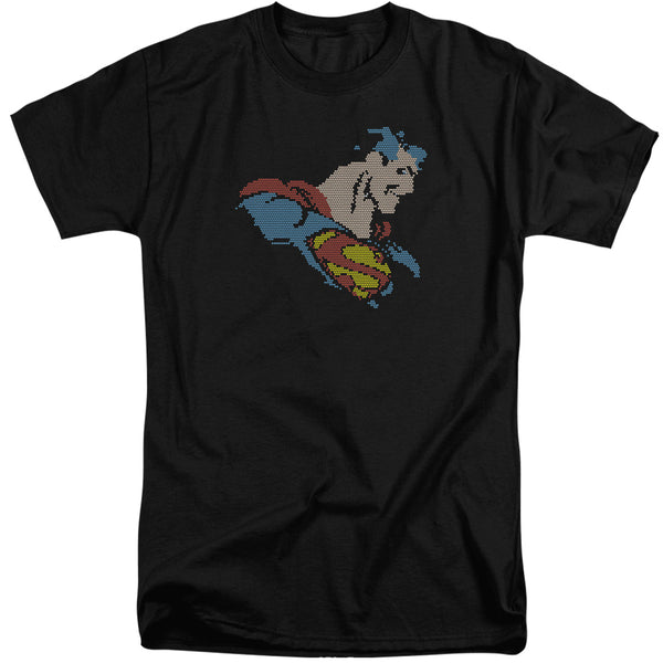 DC - Lite Brite Superman Adult Tall Fit Short Sleeve