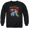 DC - Super Running Adult Crewneck Sweatshirt
