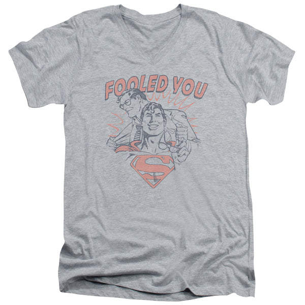 DC - Fooled You Adult Slim Fit V Neck Cotton