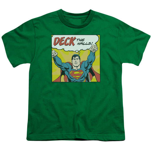 DC - Deck The Halls Youth Short Sleeve