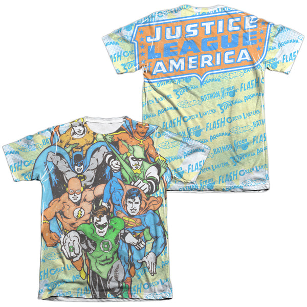 DC - Follow The Leader (Front - Back Print) Adult Regular Fit Short Sleeve 65 - 35 Poly - Cotton