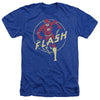 Flash - Flash Comics Adult Regular Fit Heather Short Sleeve